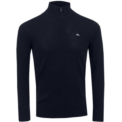 Kian Zipped Golf Sweater JL Navy