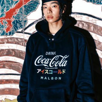 Malbon Golf x Coca Cola Ice Cold Hoodie Black | TRENDYGOLF USA
