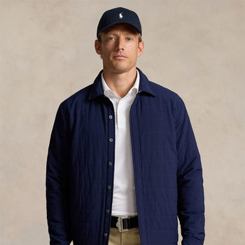 Ralph Lauren RLX Tech Stretch Knitted Jacket Refined Navy