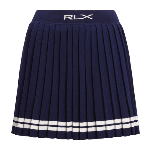 Womens RLX Pleated Cricket Skort Refined Navy/Ceramic White - SS25