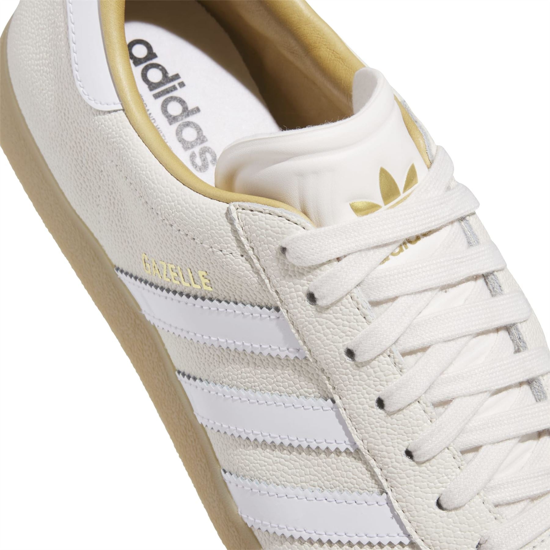 adidas Golf Originals Gazelle Lux Spikeless Golf Shoes Chalk White