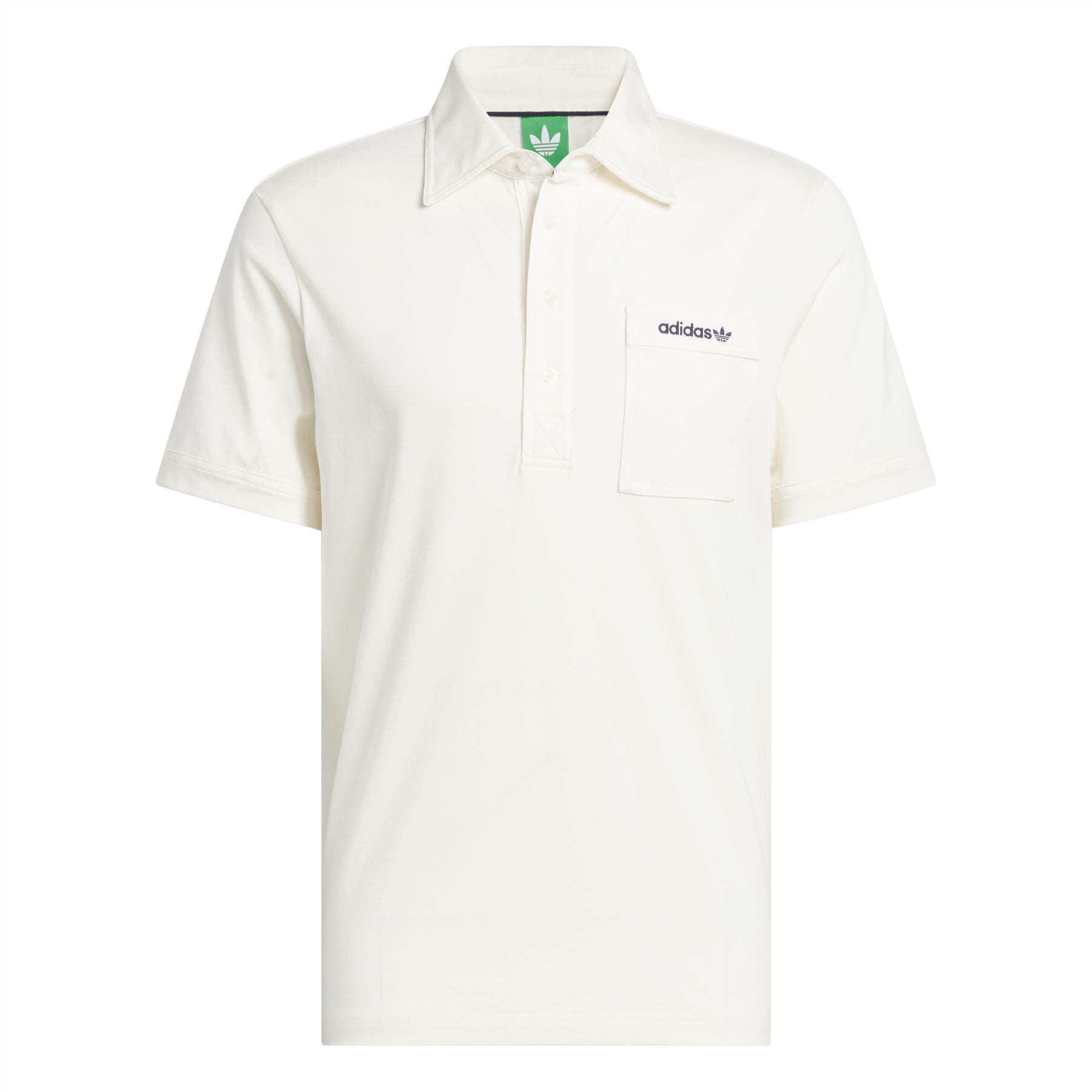 adidas Golf Originals Archive Pocket Polo Chalk White | TRENDYGOLF USA