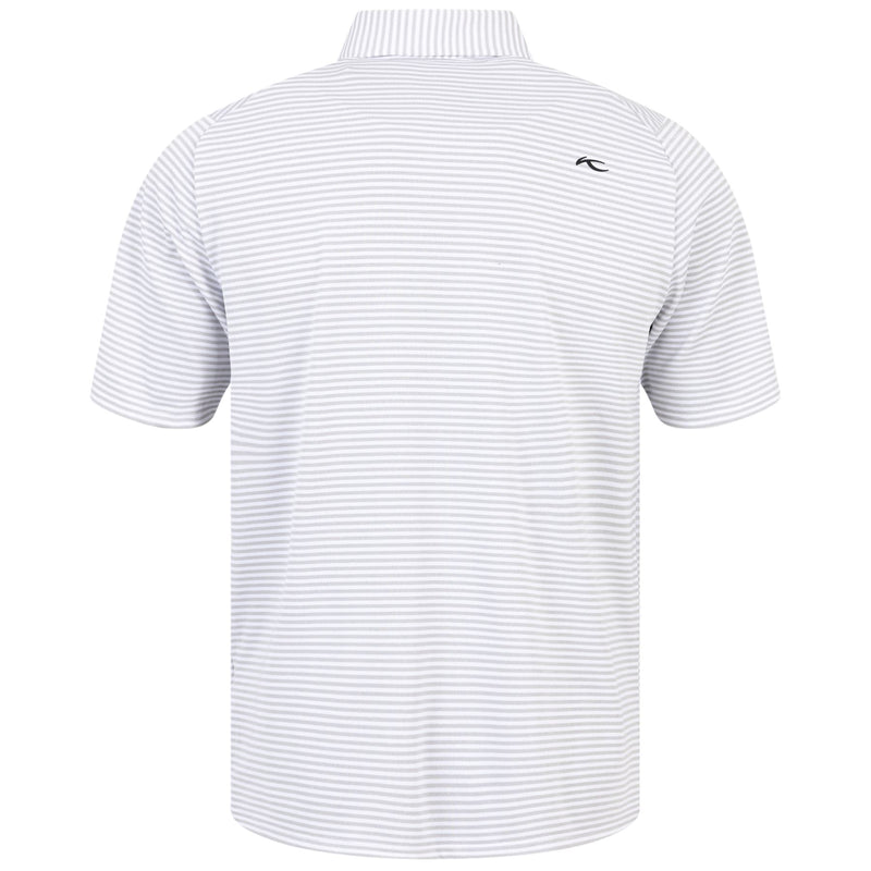 Lee Stripe Stretch Polo Alloy/White