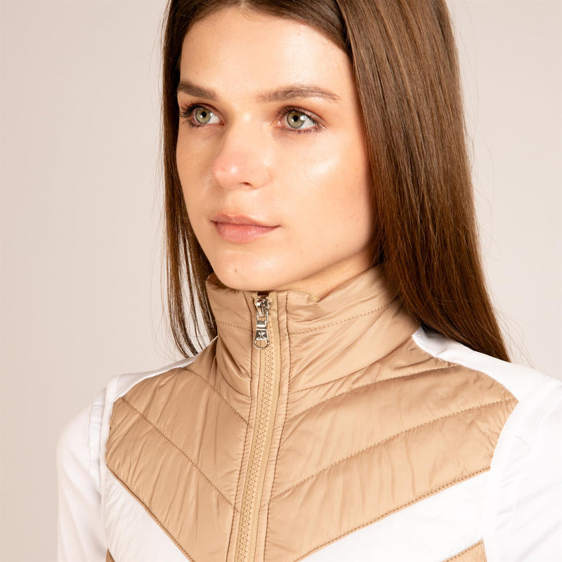Womens The Player Vest Khaki