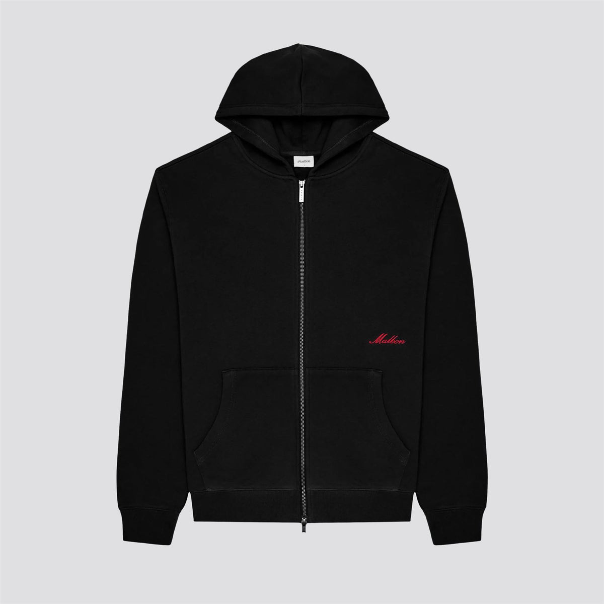 Members Full Zip Hoodie Black