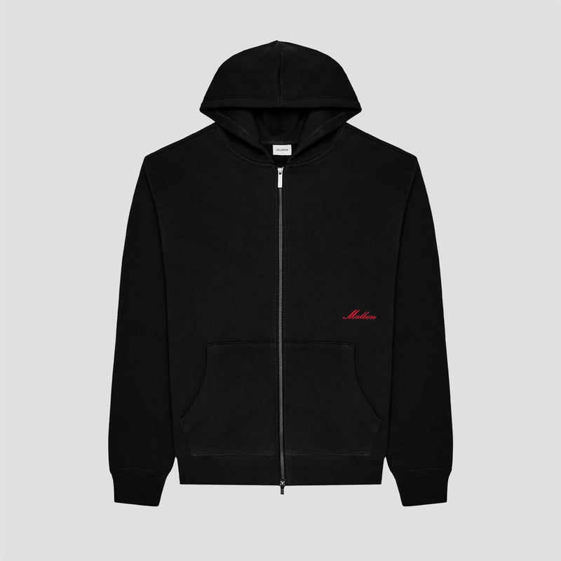 Members Full Zip Hoodie Black