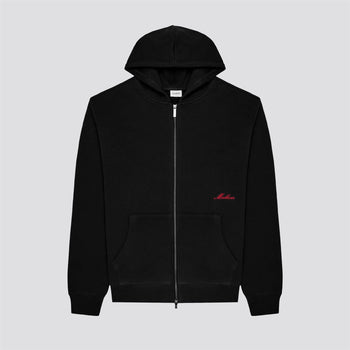 Malbon Members Full Zip Hoodie Black | TRENDYGOLF USA