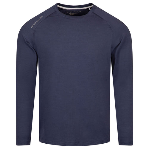 Aurora Performance LS Tee Navy - SS25