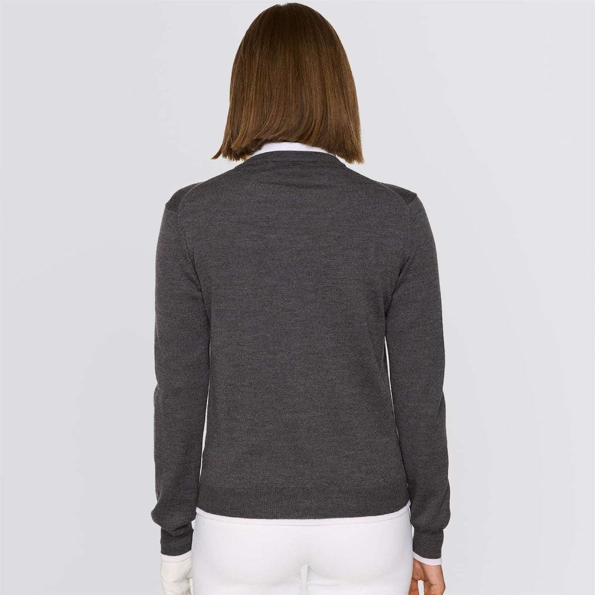 Womens Joanna Knitted Cardigan Dark Gray Melange