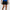 Womens Lightweight Woven Skort Black