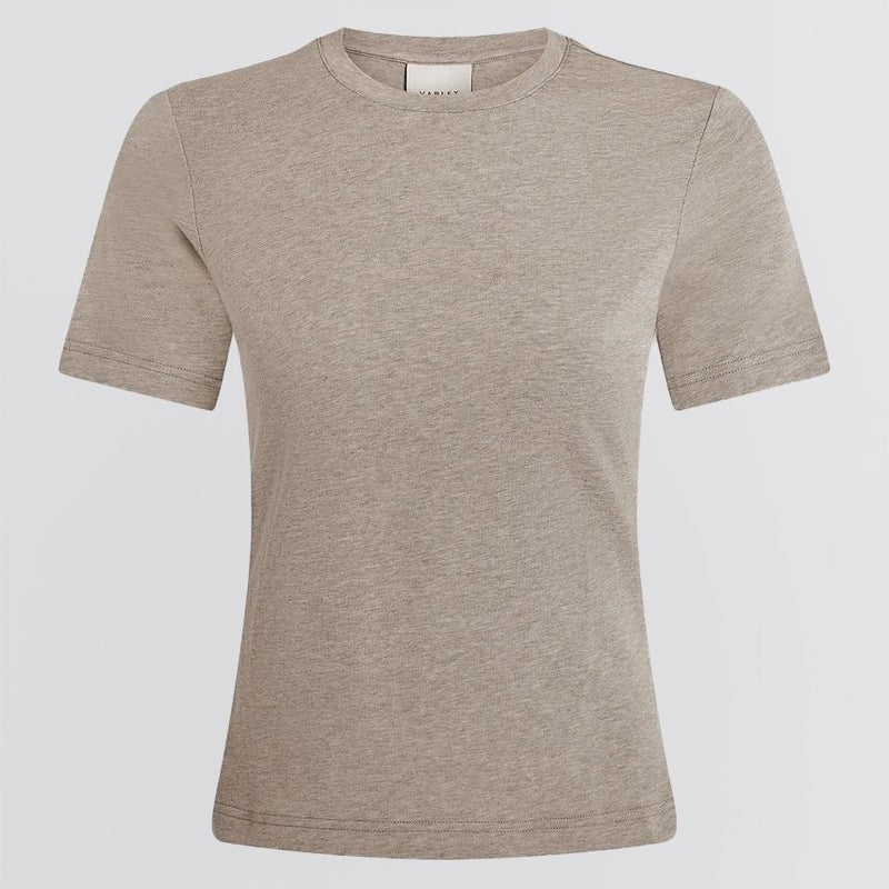 Womens Regina Fitted Tee Taupe Marl