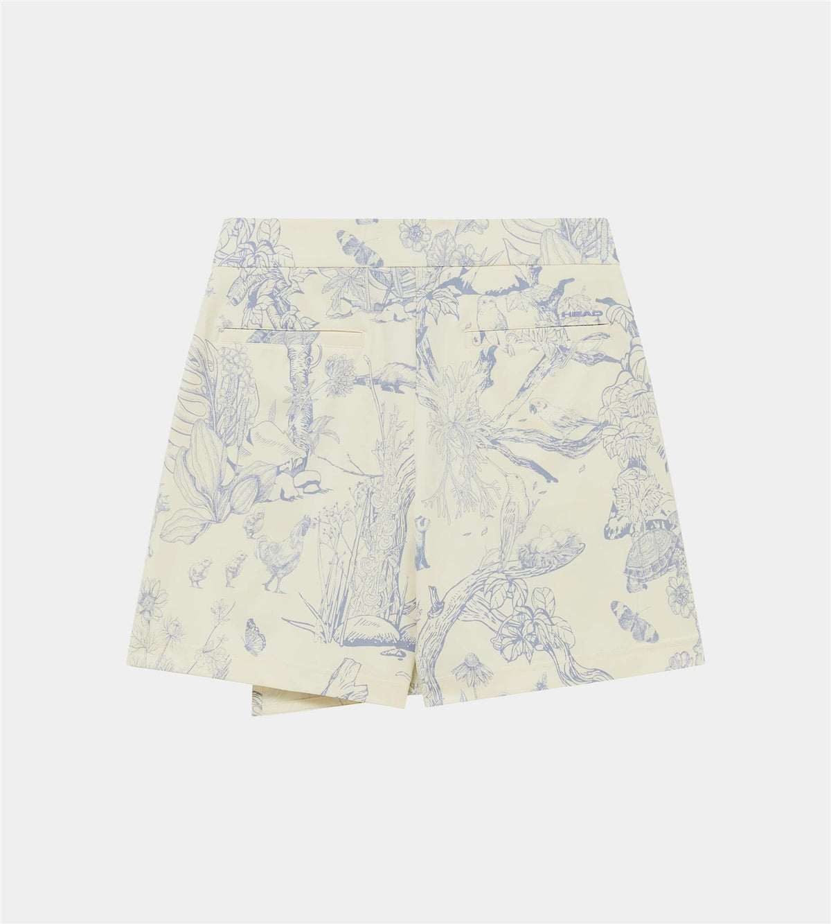 Womens Signature Skort Cream/Blue/Forest