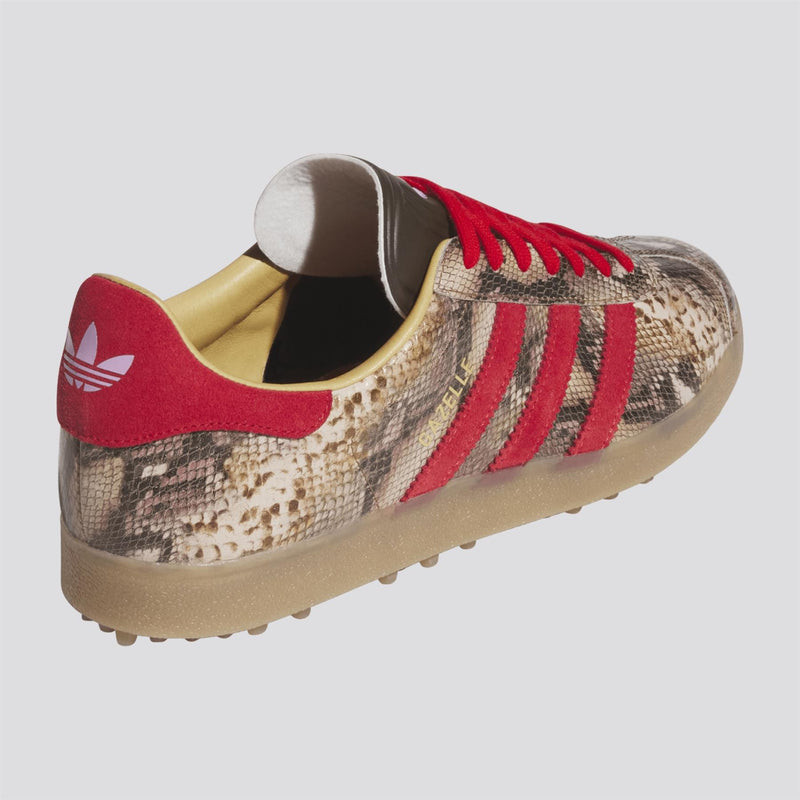 Gazelle Lux Spikeless Golf Shoes Preloved Brown/Better Scarlet/Bliss Lilac