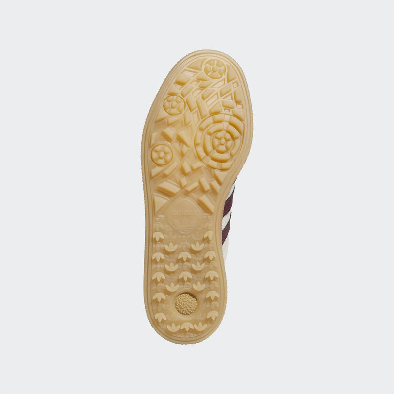 Womens Spezial Spikeless Golf Shoes Off White/Maroon/Gum 3