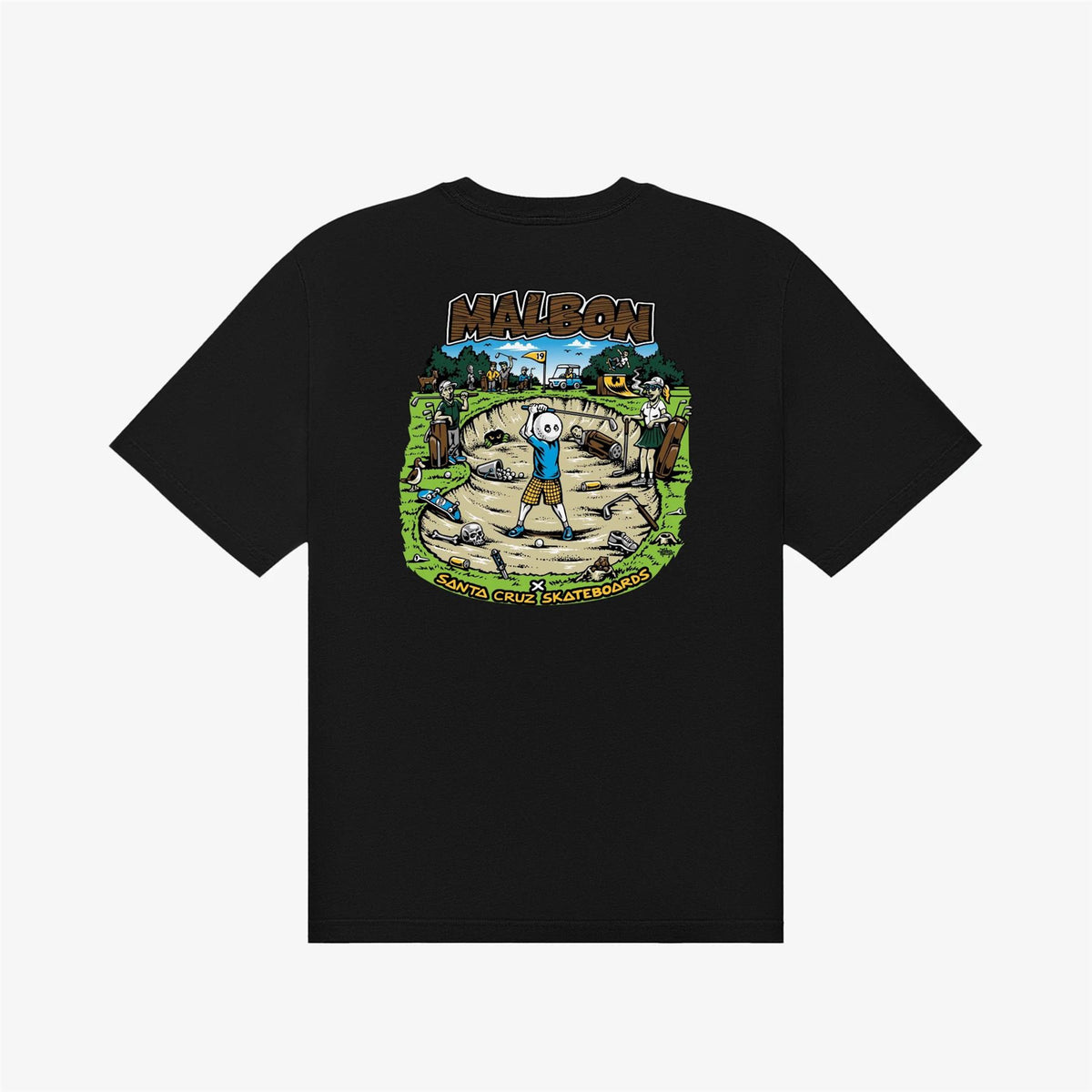 x Santa Cruz Bermuda Bunker Tee Black