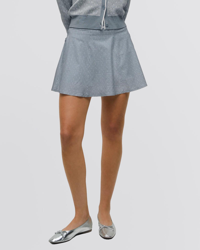 Womens Pathfinder Phoenix Flare Skirt Bluestone