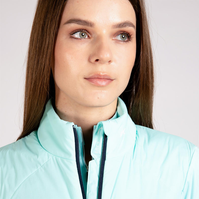 Womens Reach Hybrid Jacket Capri/Atlanta Blue
