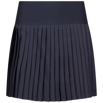Womens Petite Pleat Skirt Navy - SS24