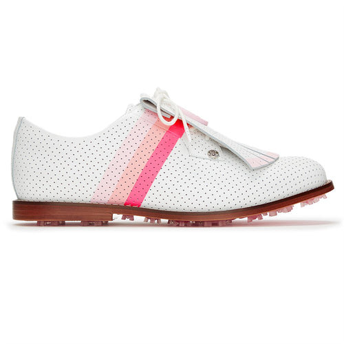 Womens Luxe Leather GALLIVANTER Snow/Pink