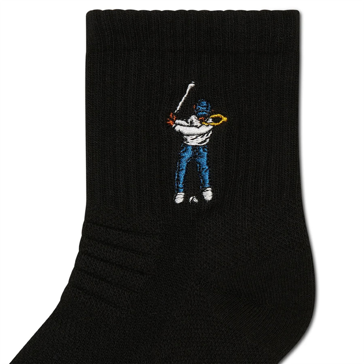 Ankle Height Logo Socks Black