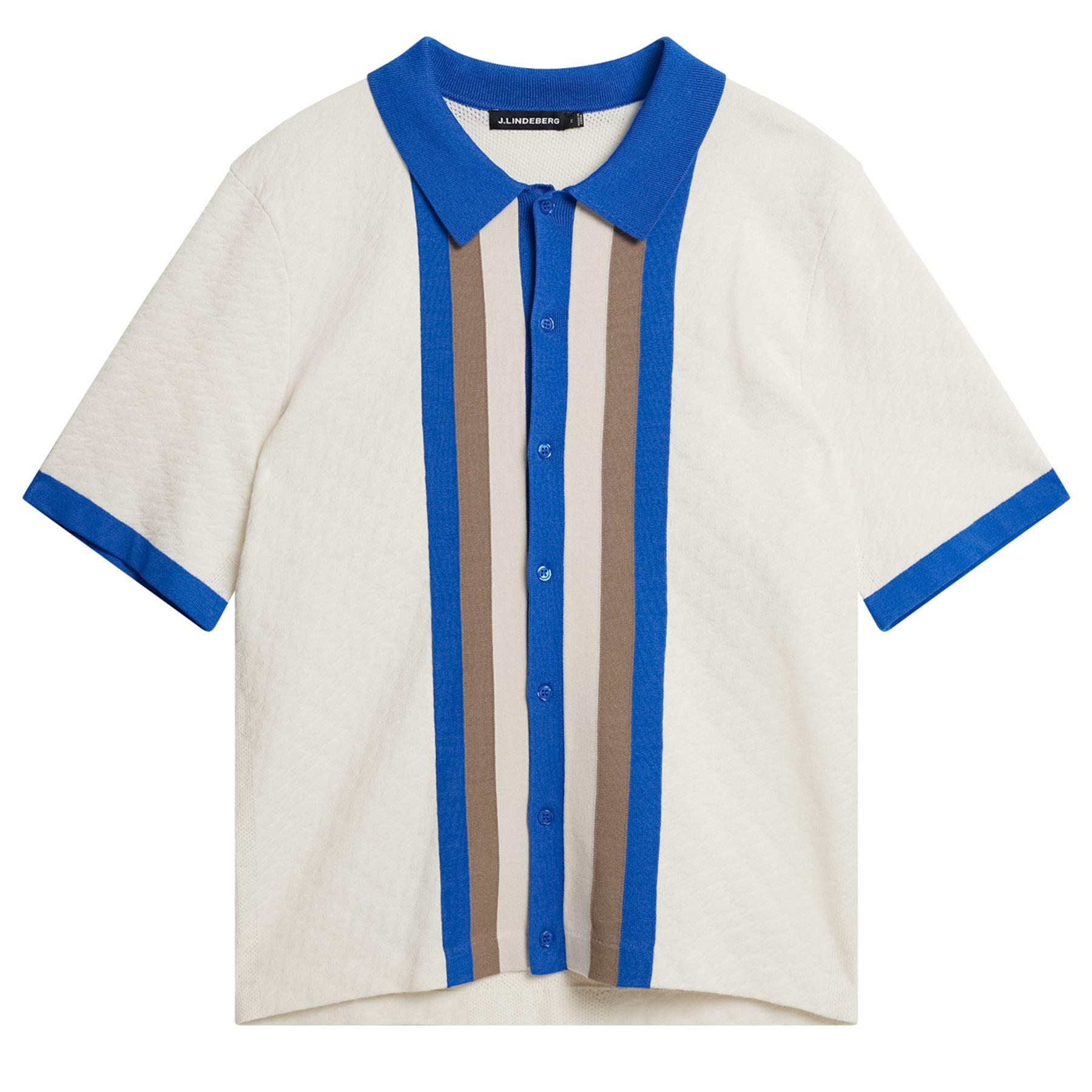 Rayne Jacquard Monogram Shirt Cloud White