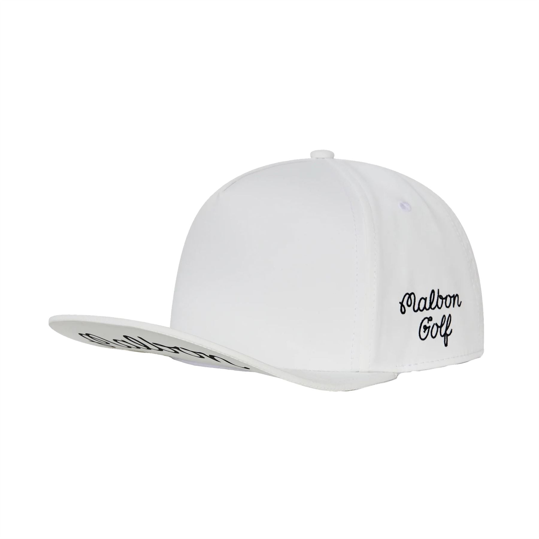 【MALBON GOLF】 [JESPER PARNEVIK] 5 Panel Hat /追跡付 Malbon Golf x Jesper Parnevik 5-Panel Cap Black | TRENDYGOLF USA