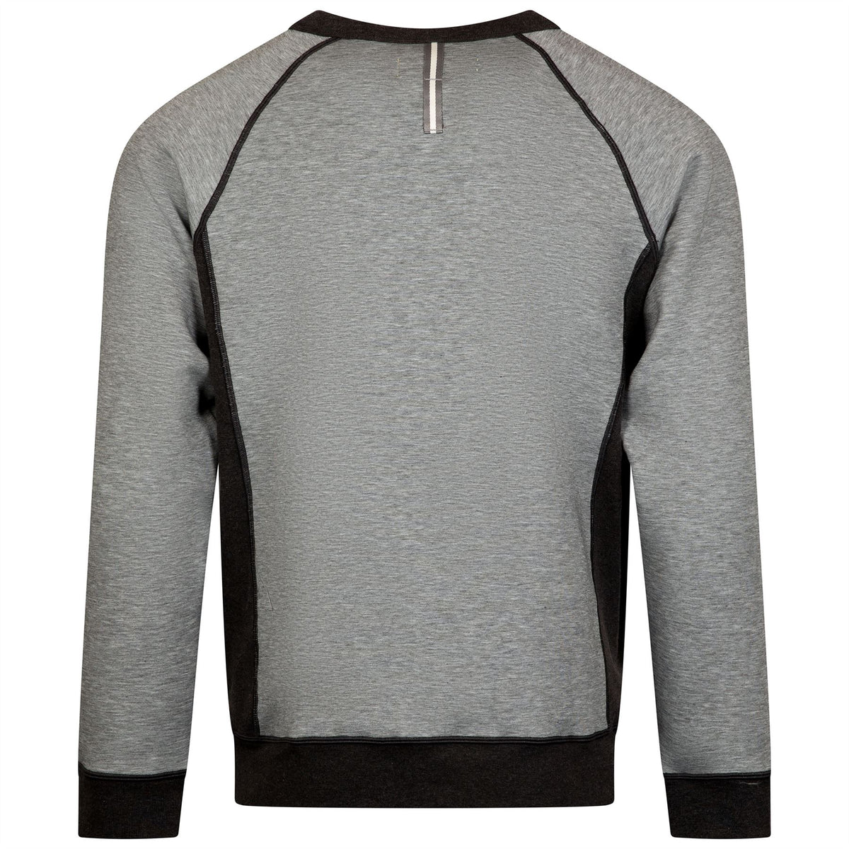 Hynds Raglan Crewneck Sweater Light Gray Heather/Charcoal
