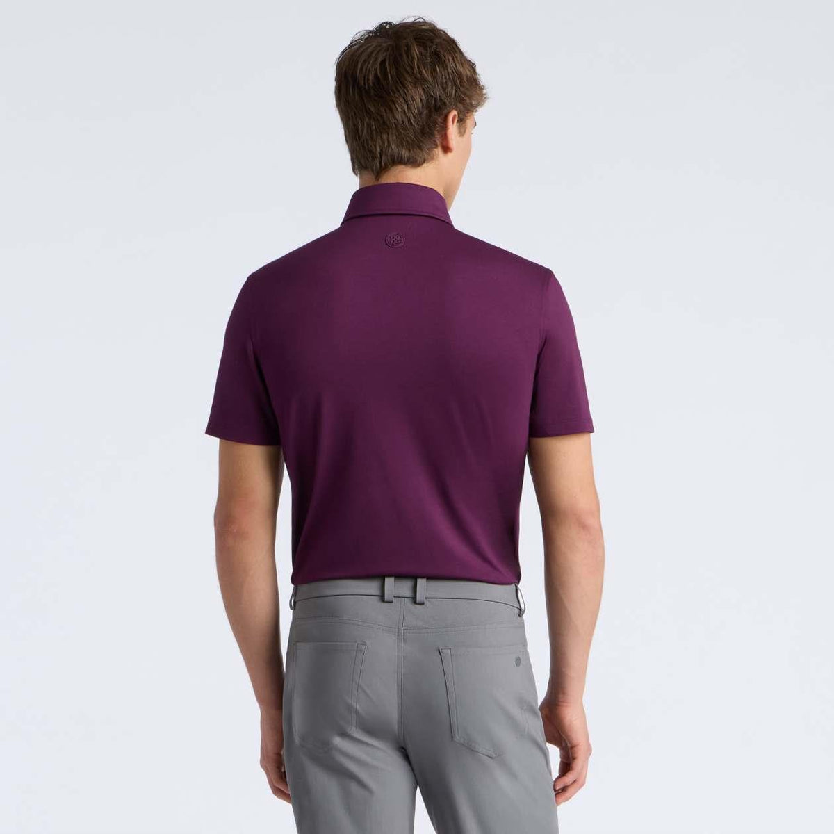 All Play Stretch Knit Polo Dark Plum