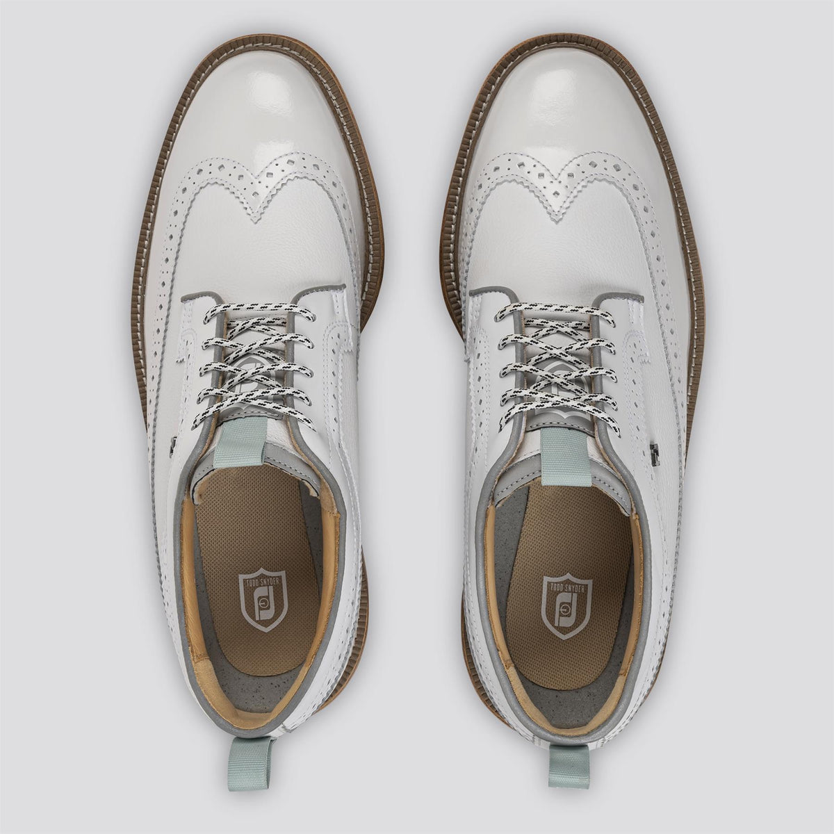 Premiere Series Marquis Spiked Golf Shoes Todd Snyder White/Harbour Mist