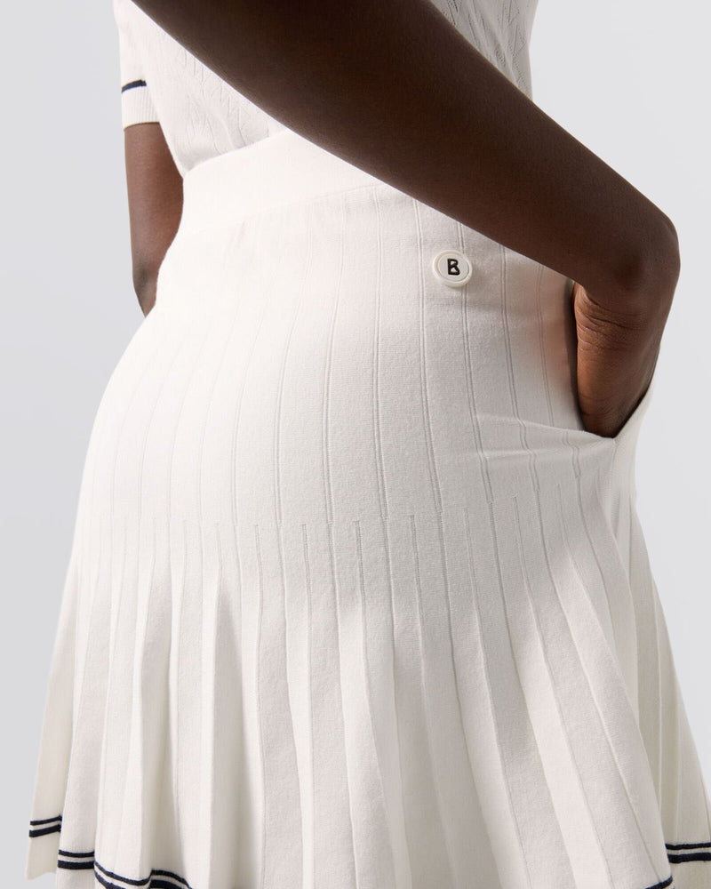 Womens Myra Skirt Off White