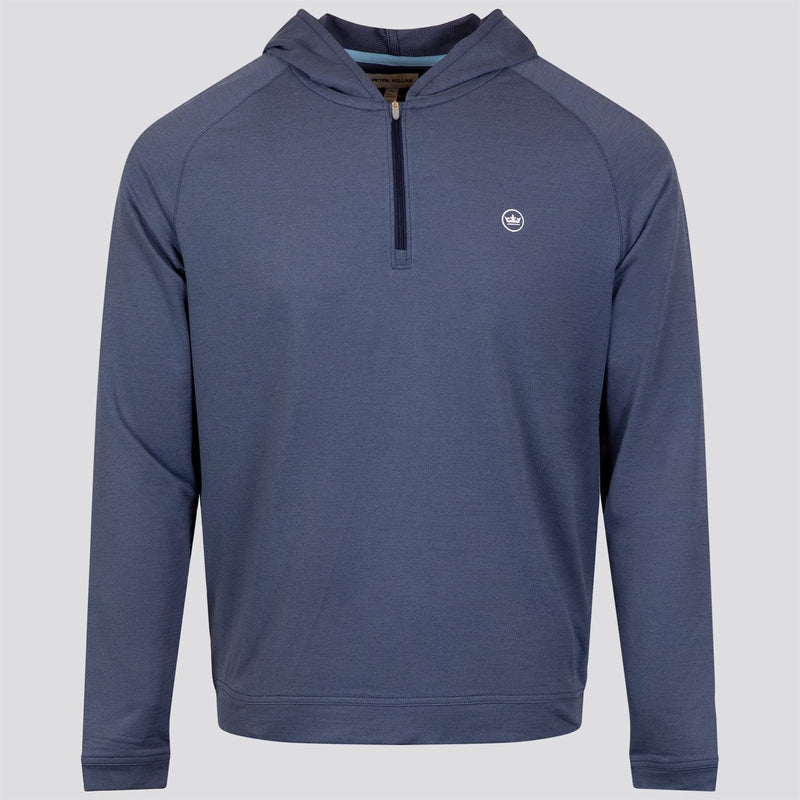 Pine Performance Quarter-Zip Hoodie Navy