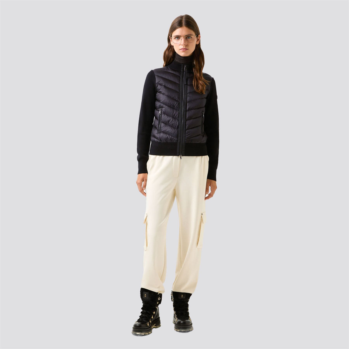 Womens Zilly Hybrid Jacket Black