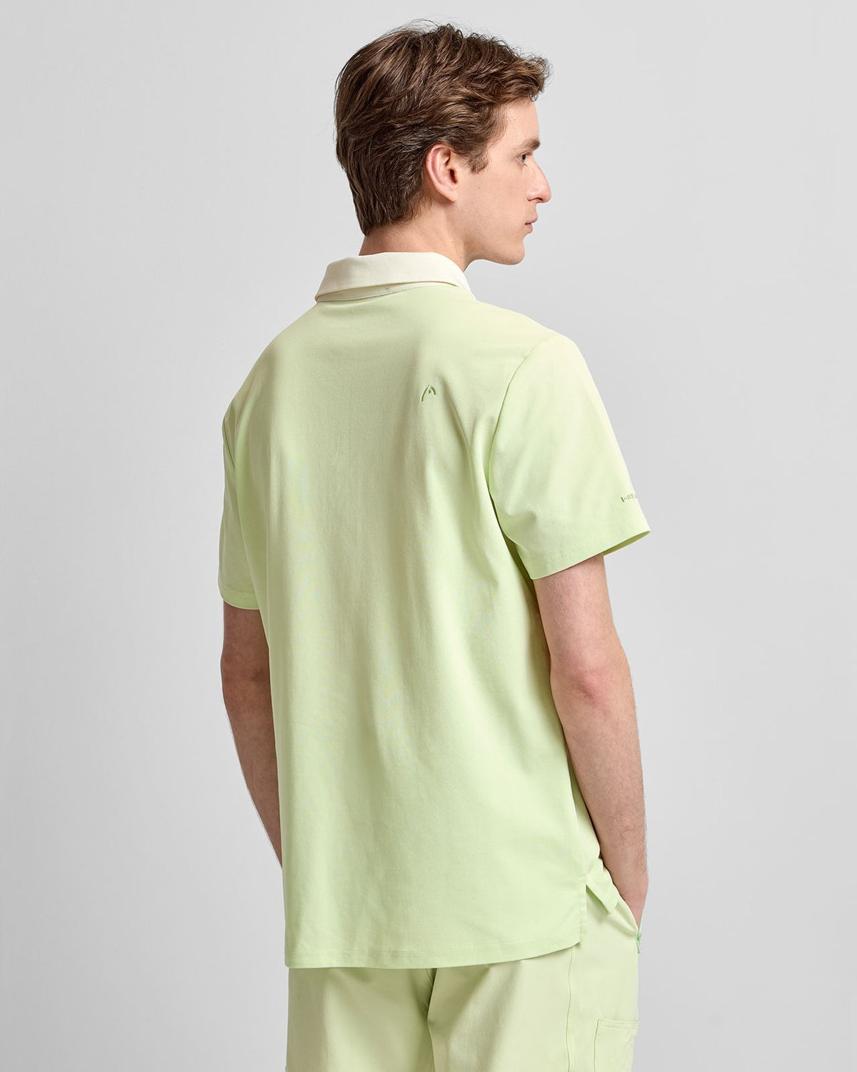 Colour Block Polo Mint