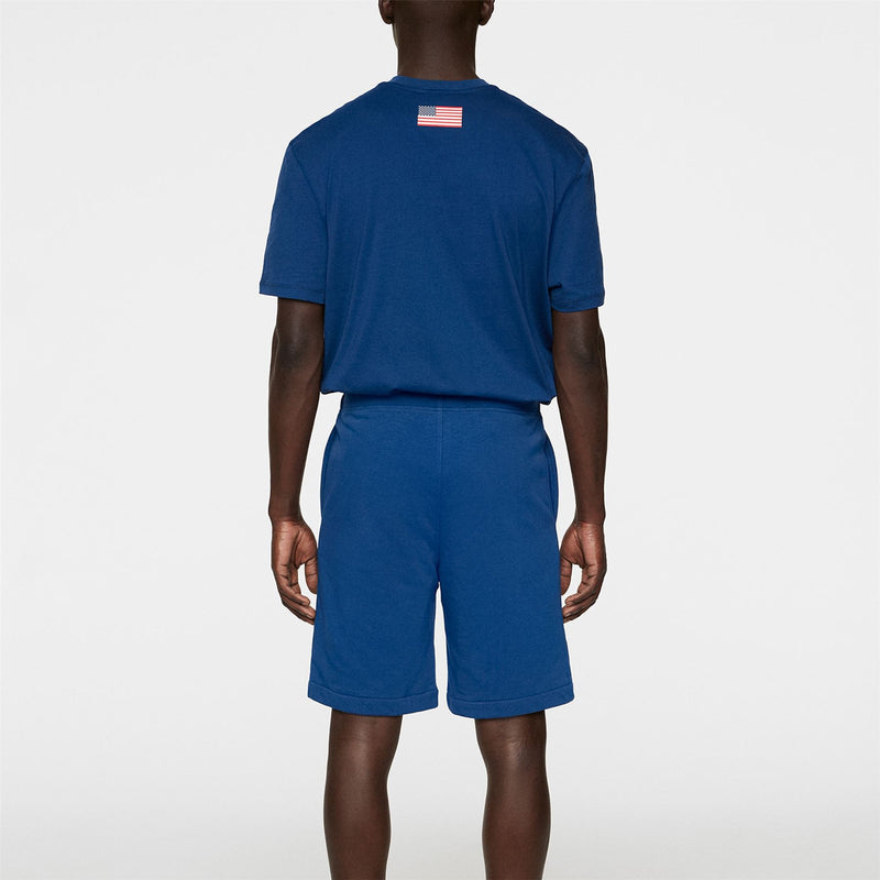 Jacques Cotton Jersey Shorts Estate Blue