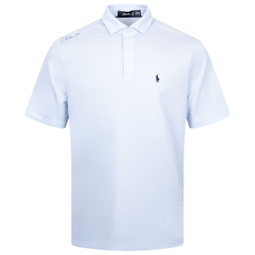 Classic Fit Performance Polo Shirt Oxford Blue - SS24