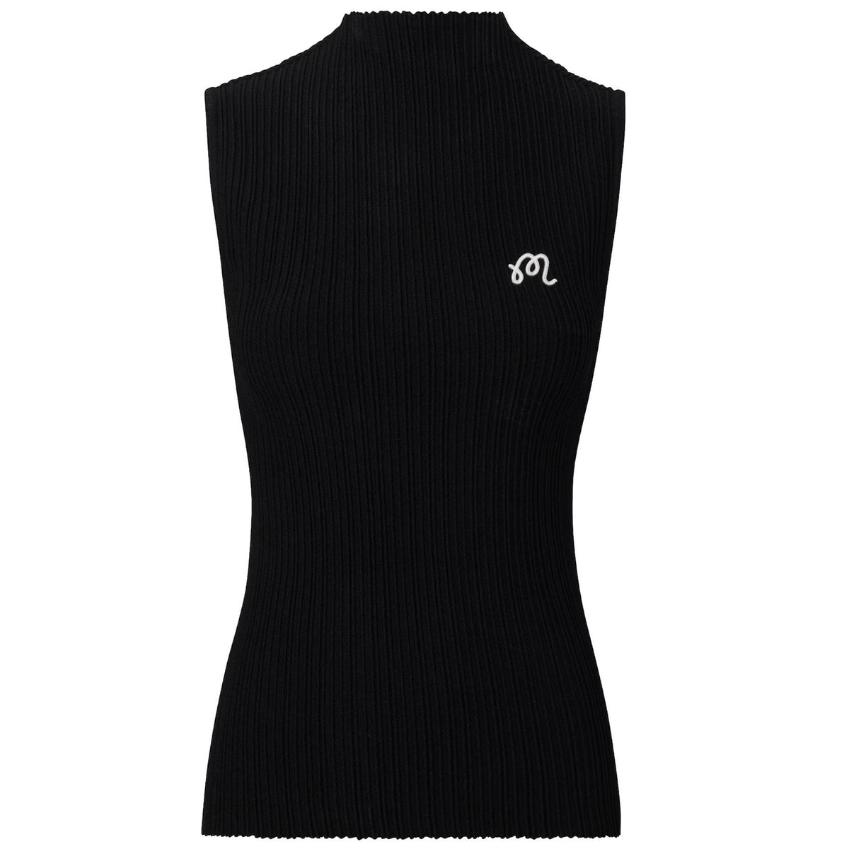 Womens Ace Sleeveless Mockneck II Black/Bone/Snow White