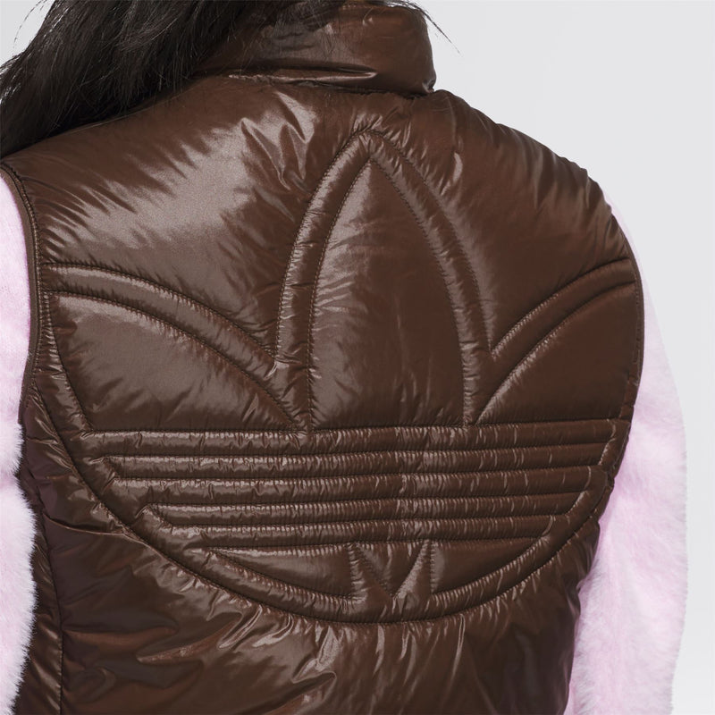 Womens Originals Down Vest Dark Brown