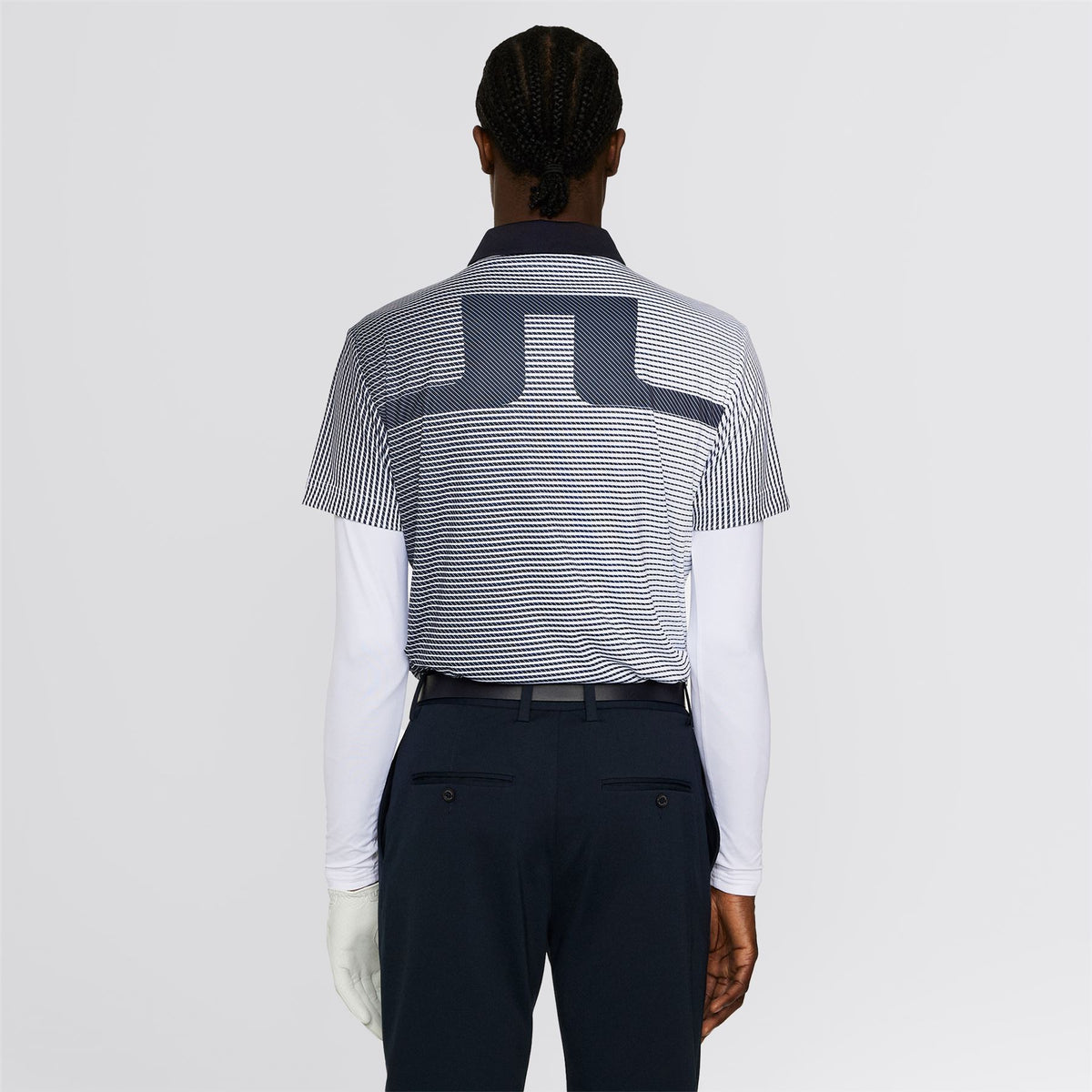 Marvin Stripe Polo White