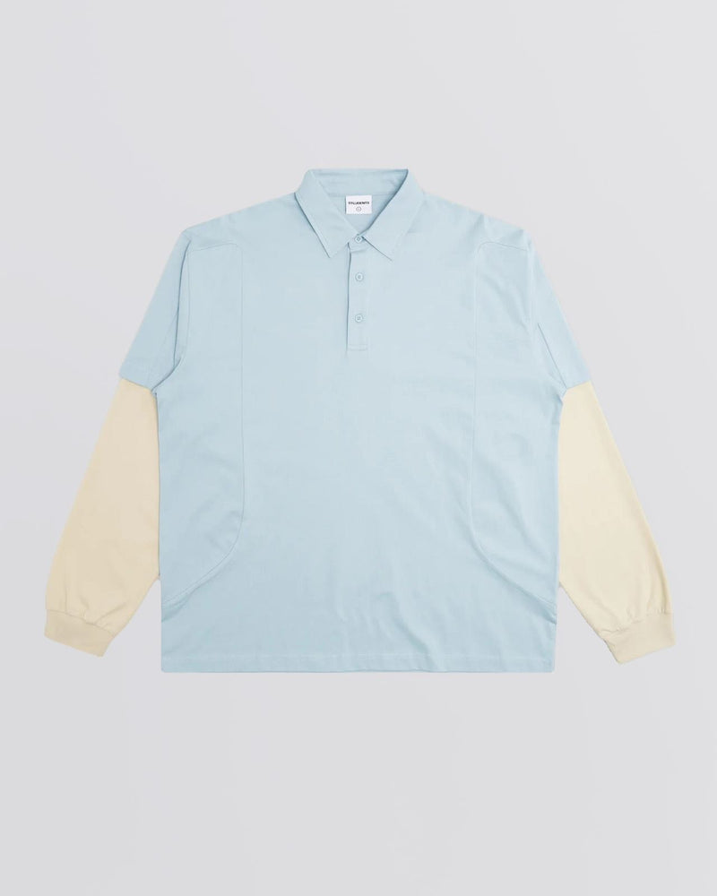Murray Double Sleeve Polo Chambray