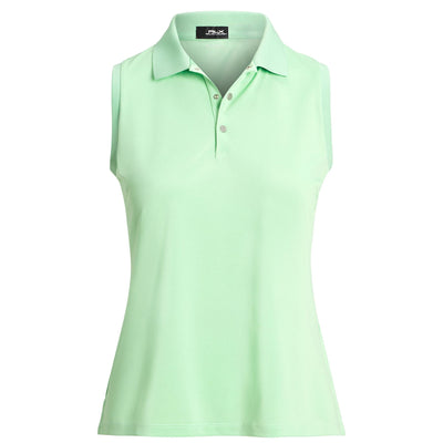 Womens Classic Fit Sleeveless Tour Polo Shirt Pastel Mint - SS24