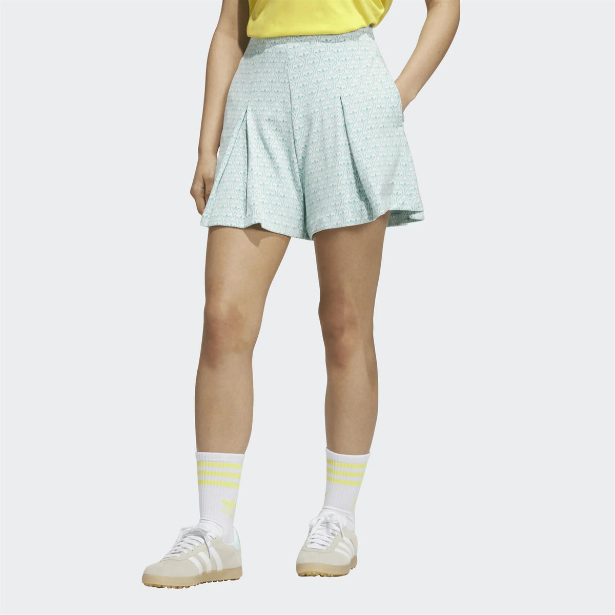 Womens Originals All Over Skort Chalk White/Light Aqua