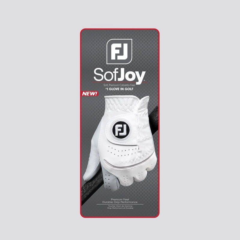 SofJoy Regular LH Golf Glove Pearl