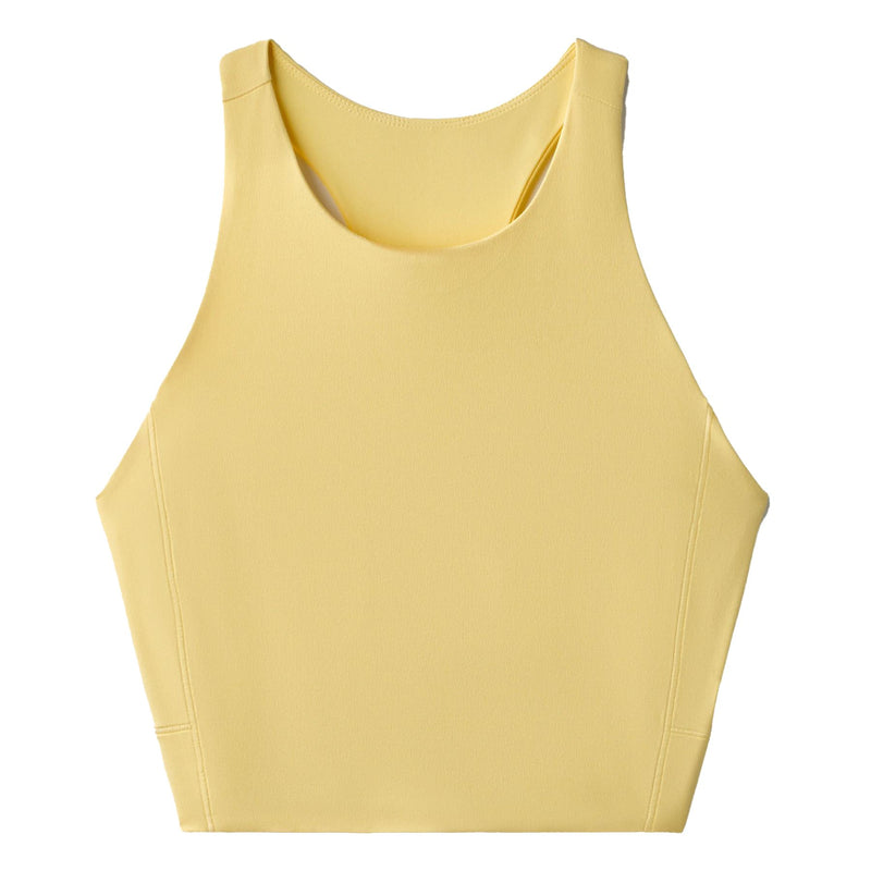 Womens Revive Longline Bra Yellow Dawn