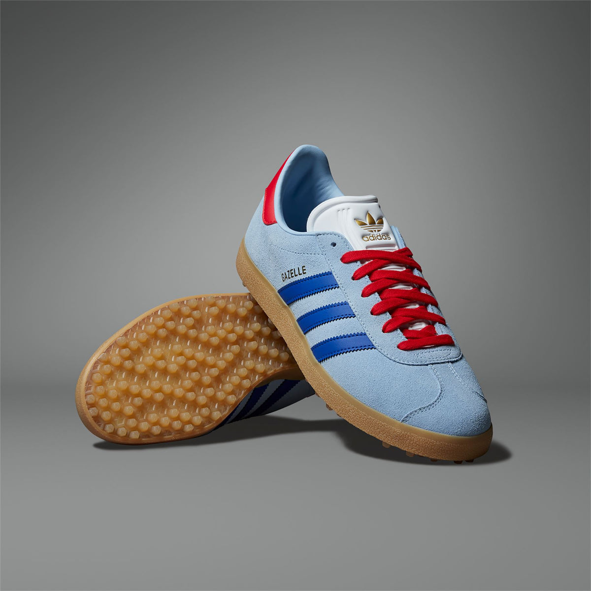 Gazelle Spikeless Golf Shoes Clear Sky/Blue