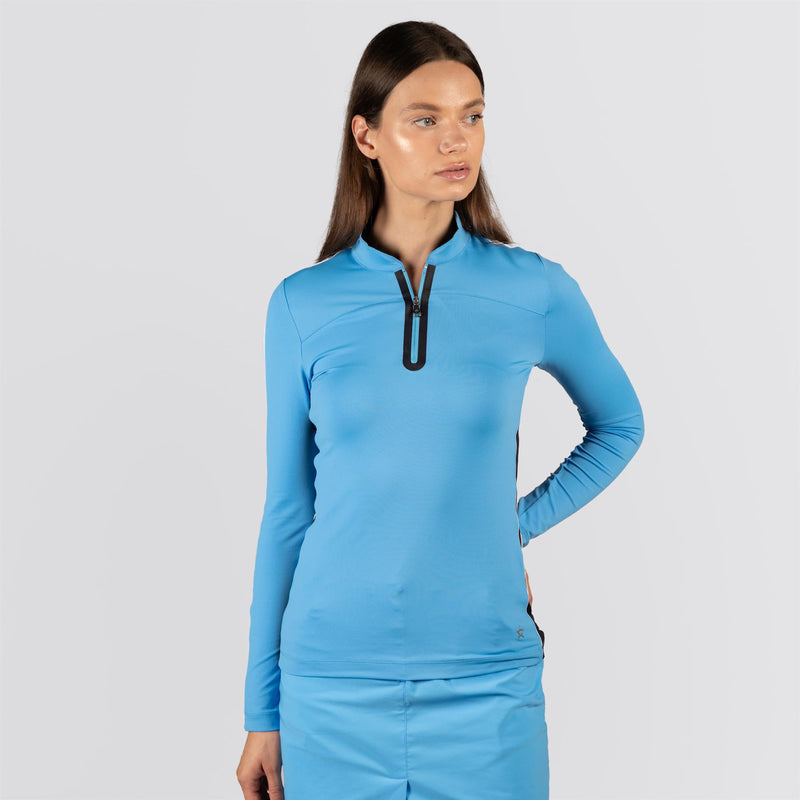 Womens Laurel LS Mid Layer Blue