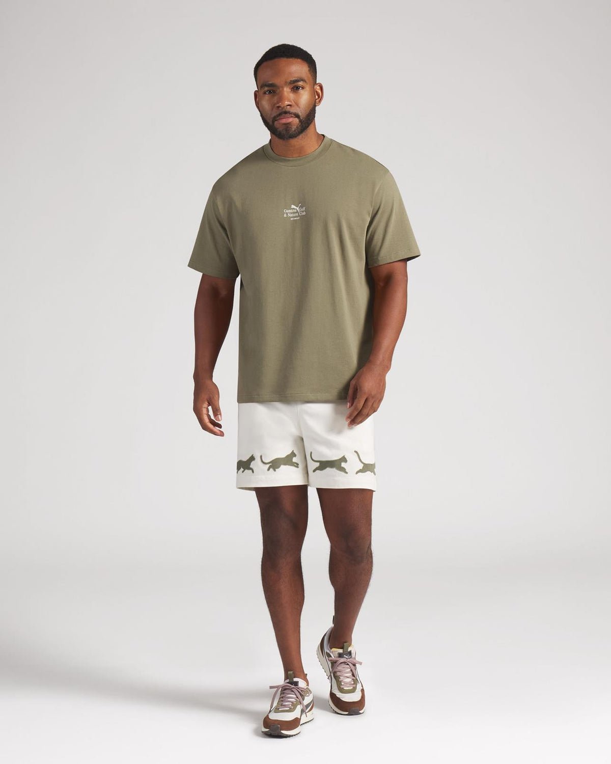 x GGNC Pardoides Tee Dark Sage