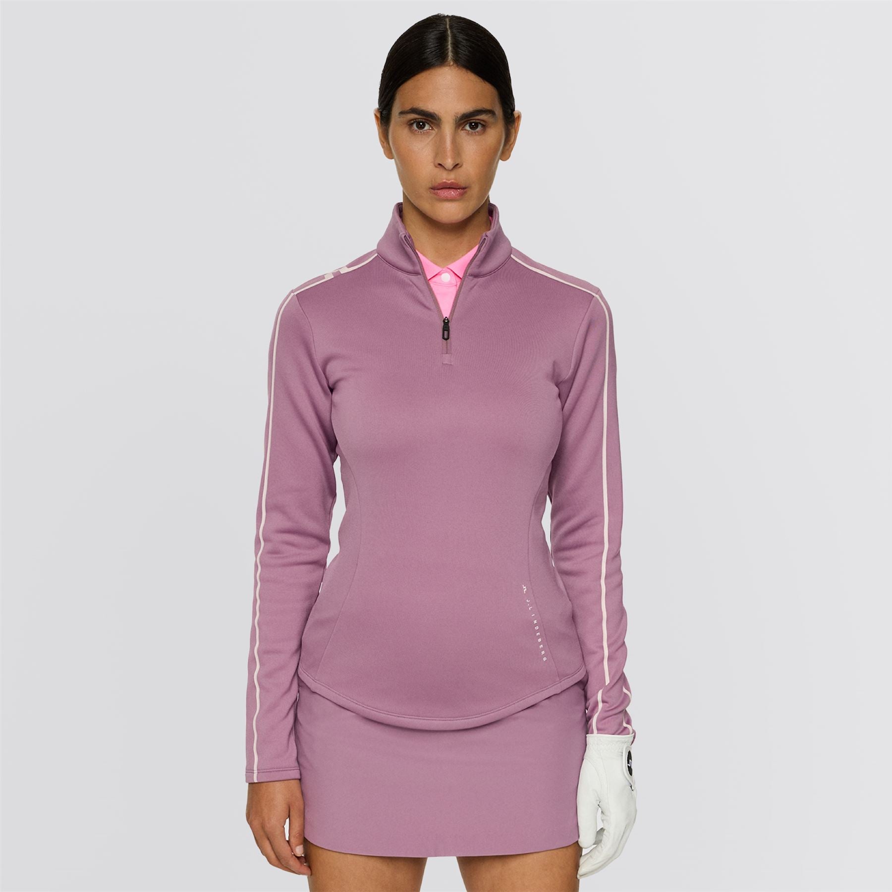 Womens Nefe Quarter Zip Mid Layer Very Grape