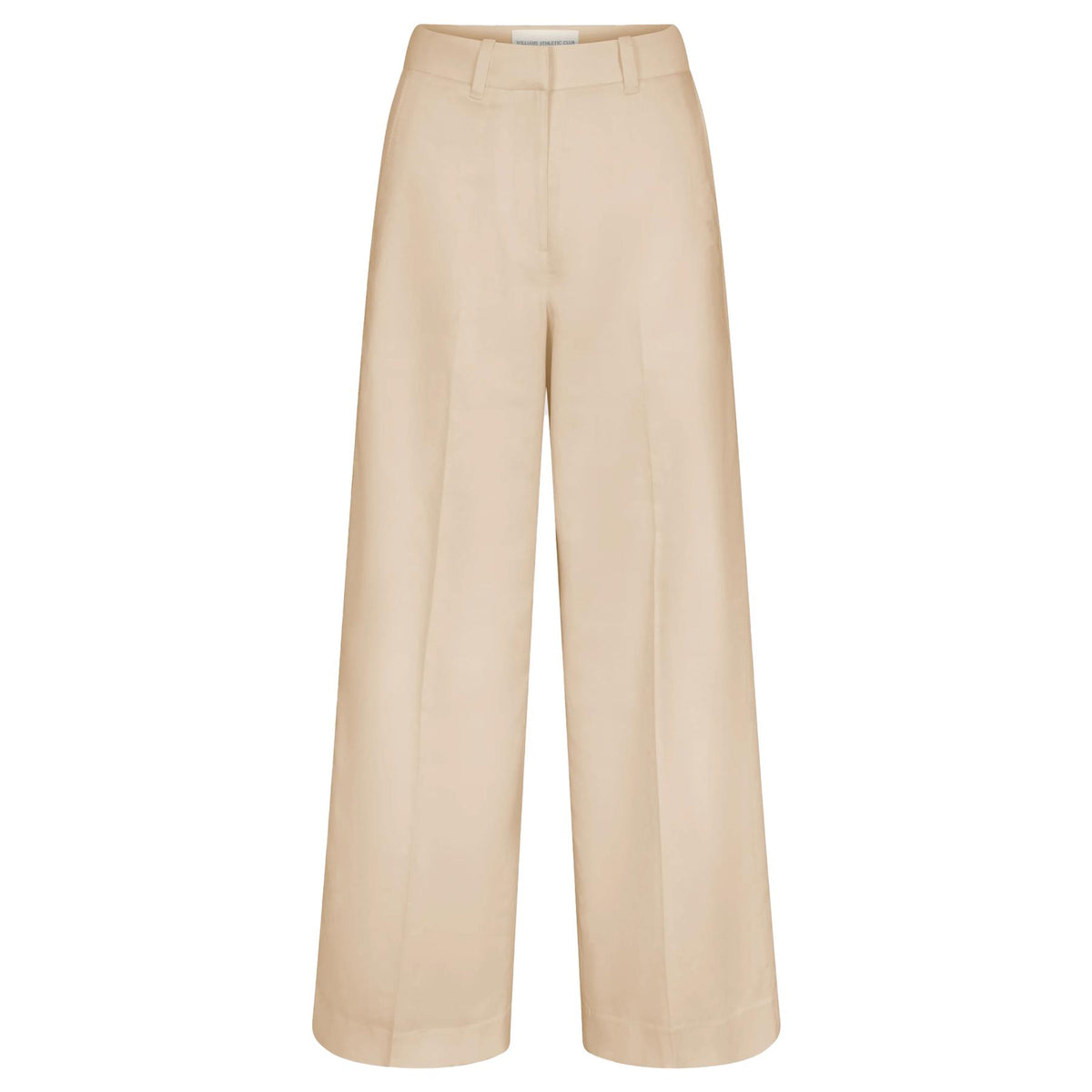 Womens Katherine Wide Leg Pants Pinky White