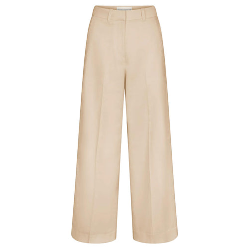 Womens Katherine Wide Leg Pants Pinky White - SS25