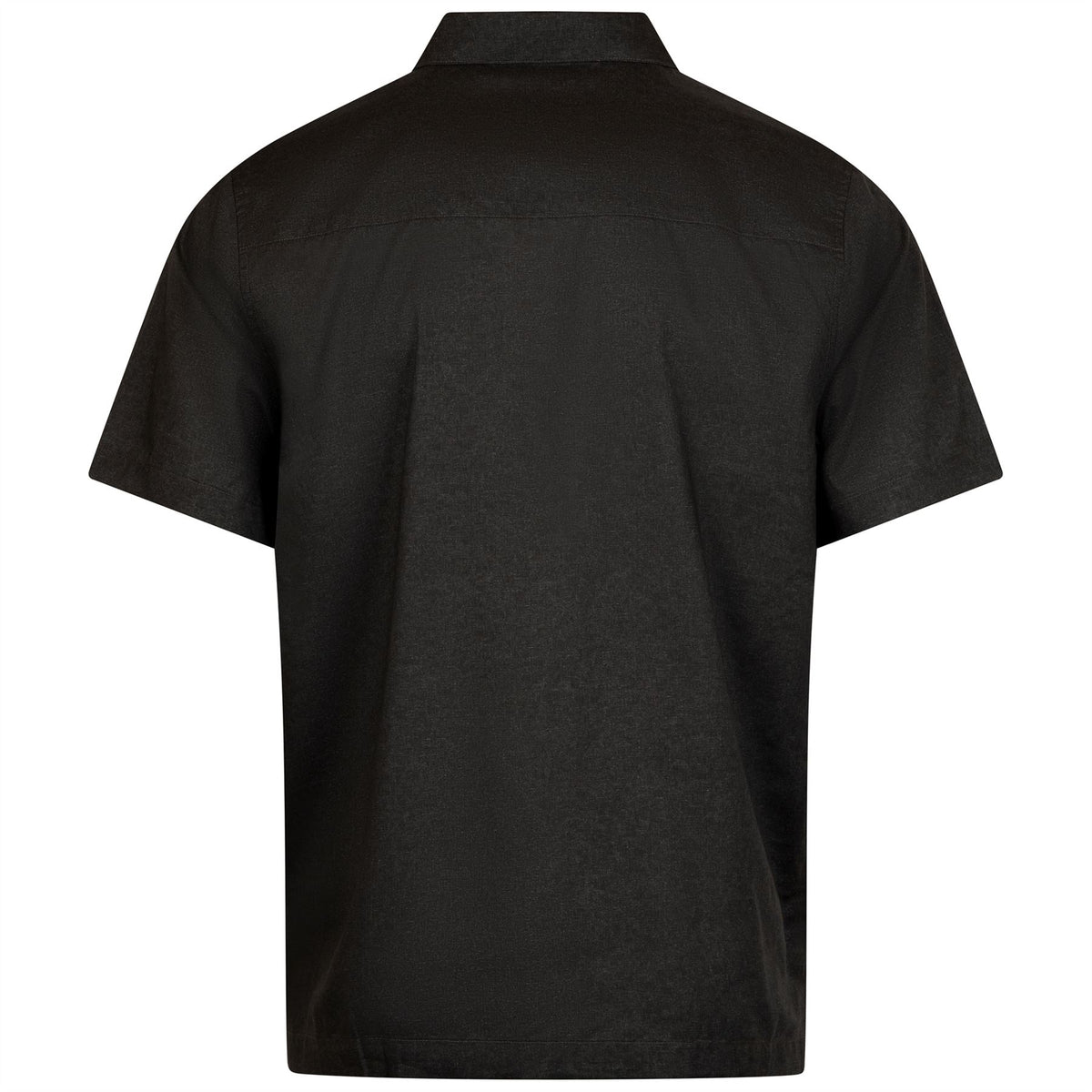 Lost Cave Button-Up Shirt Heather Black